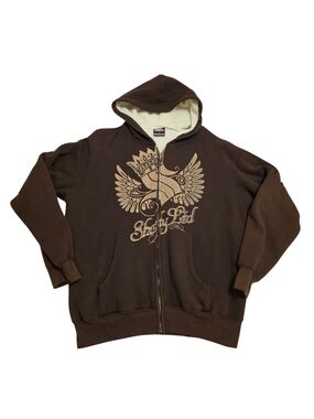 Eminem Shady LTD Thermal Sherpa Lined Zip Up Hoodie